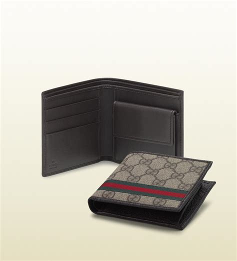 gucci mens wallet coin pocket|gucci men's wallet used.